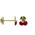 Foto de 9K30-716 - PENDIENTES CEREZAS ESMALTE 6MM 9K**