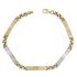 Foto de 28-201269 - PULSERA BICOLOR 4MM 19.5CM (6,40gr) 18K