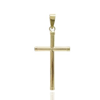 Foto de 42-101 - CRUZ TUBO 2MM TAPONES 22MM 18K
