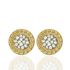 Foto de 9K30-726 - PENDIENTES GRECA CIRCONITA 7.5MM 9K**