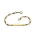 Foto de 9K88-019 - PULSERA BEBÉ PLACA CIRCONITA 2.5MM 12CM 9K** 