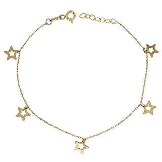 Foto de 12-15 - PULSERA ESTRELLAS CALADAS 19CM 18K