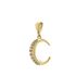 Foto de 10-636-698 - COLGANTE LUNA CIRCONITA 13MM 18K**