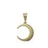 Foto de 10-636-698 - COLGANTE LUNA CIRCONITA 13MM 18K**