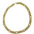 Foto de 10-456-062 - PULSERA OJO DE PERDIZ COMBINADA 5MM 19.5CM (6,54gr) 18K**