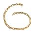 Foto de 10-458-248 - PULSERA COMBINADA 4MM 19.5CM (2,86gr) 18K**