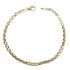 Foto de 10-439-132 - PULSERA COMBINADA 4MM 21CM (5,31gr) 18K**