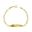 Foto de 88-1599 - PULSERA BEBÉ PLACA 3X1 12CM (1,15gr) 18K