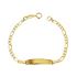 Foto de 88-1599 - PULSERA BEBÉ PLACA 3X1 12CM (1,15gr) 18K