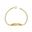 Foto de 88-1615 - PULSERA BEBÉ PLACA BARBADA 2MM 12CM (1,09gr) 18K 