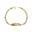 Foto de 45-053-P - PULSERA BEBÉ PLACA 3X1 CIRCONITA 12CM (1,22gr) 18K