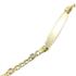 Foto de 45-053-P - PULSERA BEBÉ PLACA 3X1 CIRCONITA 12CM (1,22gr) 18K